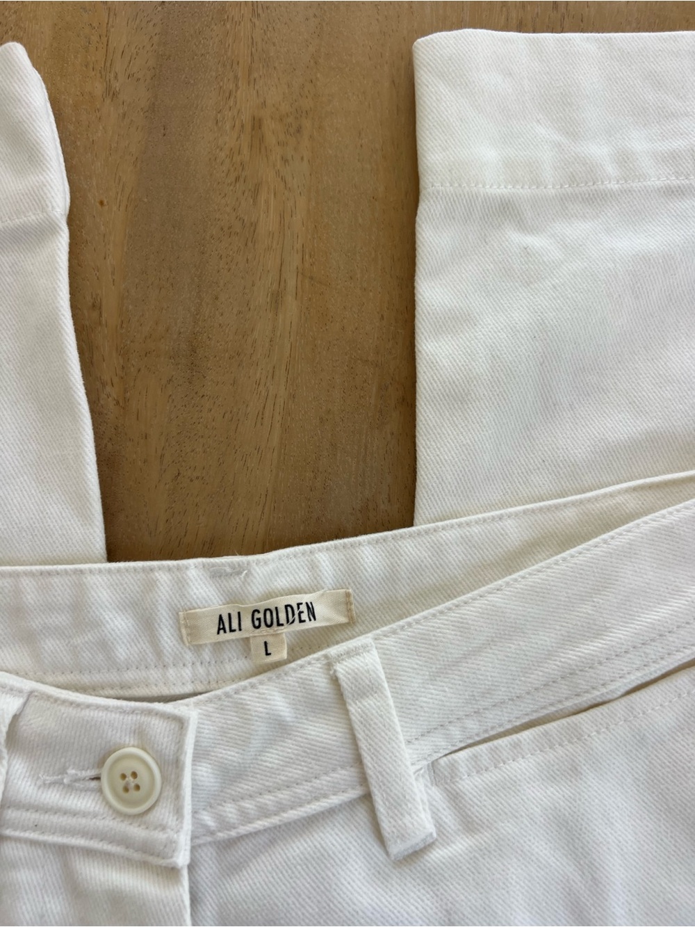 NWOT Ali Golden White Pants 100% cotton - Picture 3 of 10